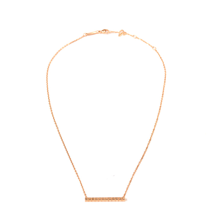 La Marquise de B-Collier Chopard Ice Cube en or rose-vue globale