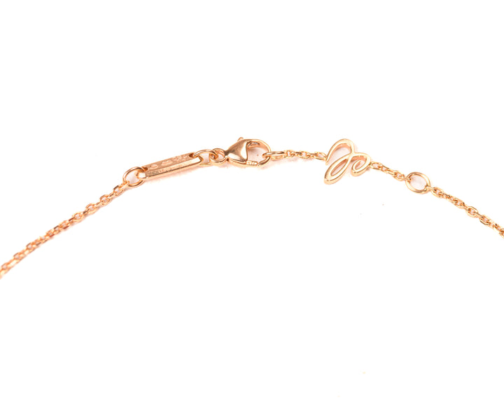 La Marquise de B-Collier Chopard Ice Cube en or rose-vue signature
