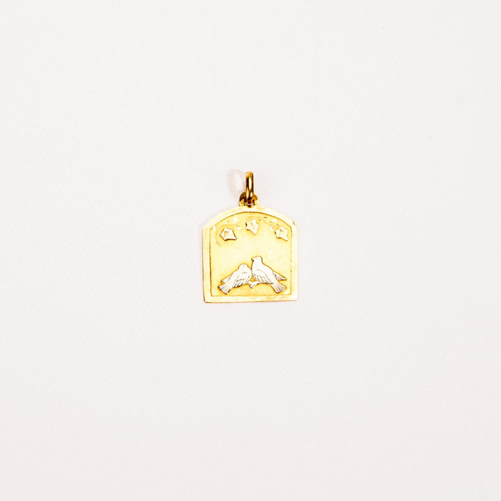 La Marquise de B_Médaille d'amour et de fidélité en or deux tons_vue de face