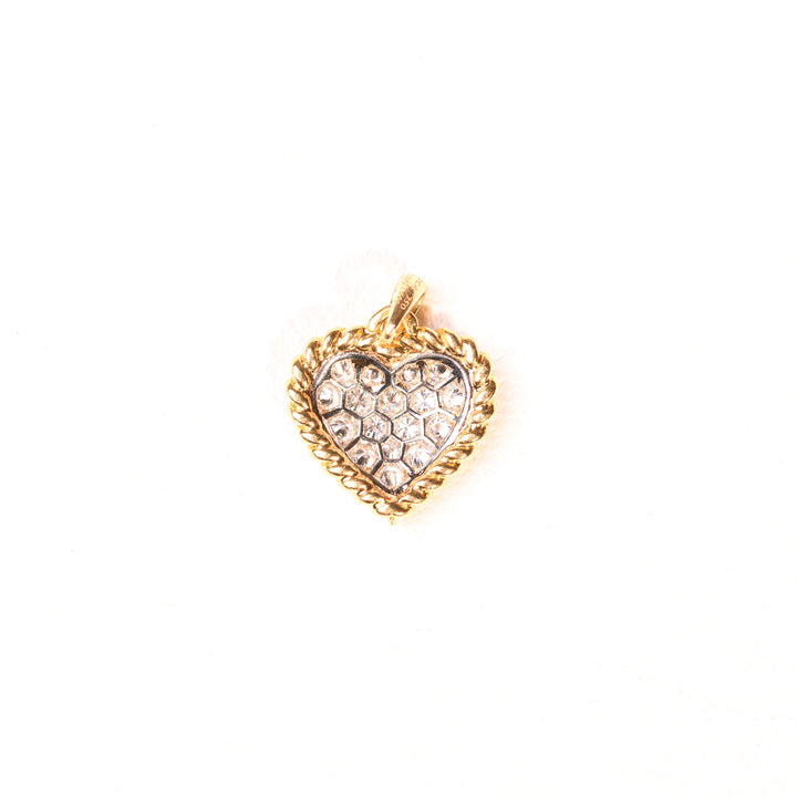 La Marquise de B-Pendentif cœur diamants VAN CLEEF & ARPELS en or et platine-zoom sur le verso 